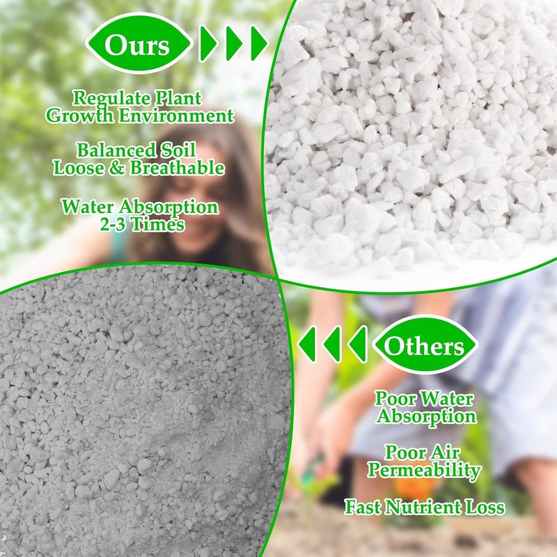 Legigo 4 Quarts Organic Horticultural Perlite for Plants Indoor- Natural Horticultural Soil Additive Conditioner Mix for Improves Drainage, Ventilation and Root Growth - Image 4